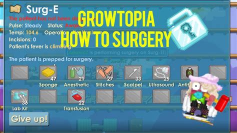 growtopia surgery simulator|Iba pa.